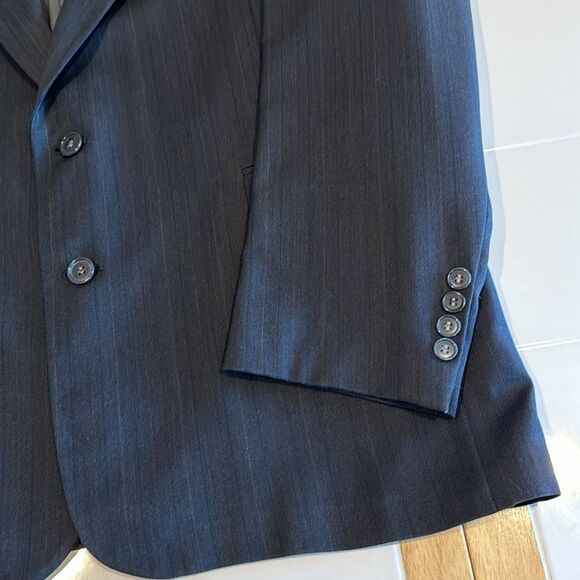 EVAN-PICONE Men’s Wool Blazer Jacket Black Size 46 USA - Picture 7 of 10